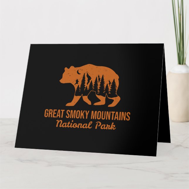 GREAT SMOKY MOUNTAINS NATIONAL PARK  CARD (Front)