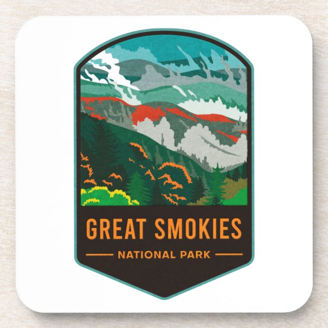 Great Smoky Mountains National Park Coaster (Front)