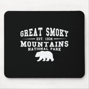 Great smoky mountains national park est 1934 mouse pad