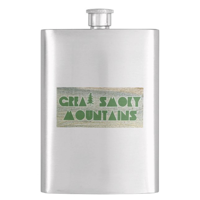Great Smoky Mountains National Park Hip Flask (Front)