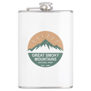 Great Smoky Mountains National Park Hip Flask