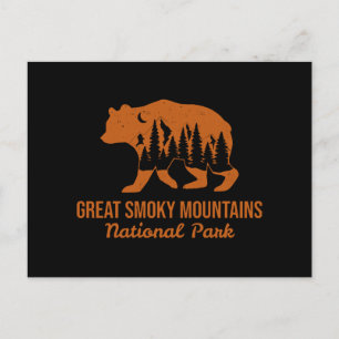 GREAT SMOKY MOUNTAINS NATIONAL PARK HOLIDAY POSTCARD