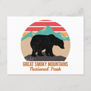 GREAT SMOKY MOUNTAINS NATIONAL PARK  HOLIDAY POSTCARD