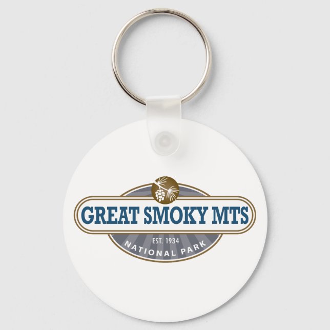 Great Smoky Mountains National Park Key Ring (Front)