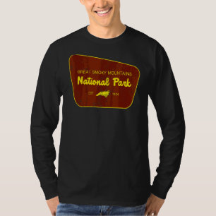 Great Smoky Mountains National Park Nature Distres T-Shirt