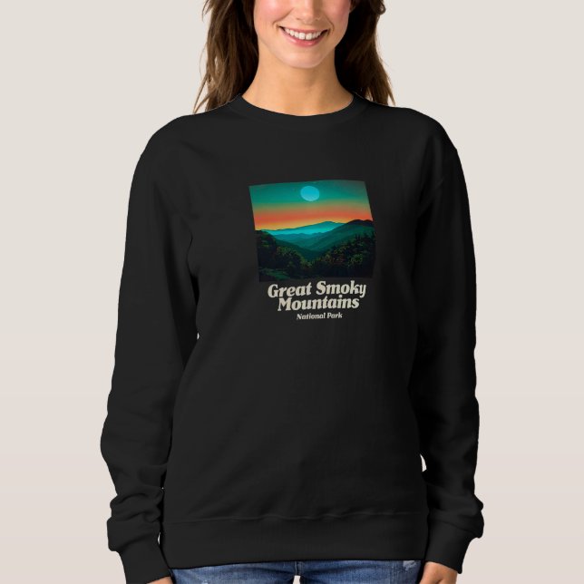 Great Smoky Mountains National Park Nature Graphic Sweatshirt (Front)