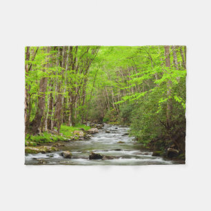 Great Smoky Mountains National Park North Carolina Fleece Blanket