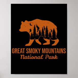 GREAT SMOKY MOUNTAINS NATIONAL PARK  POSTER