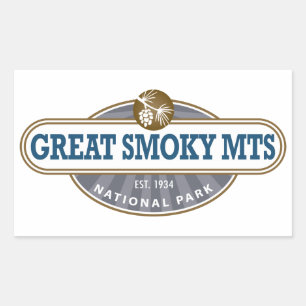 Great Smoky Mountains National Park Rectangular Sticker