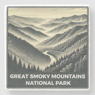 Great Smoky Mountains National Park Stone Coaster