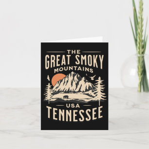 Great Smoky Mountains National Park Tennessee Hike Card