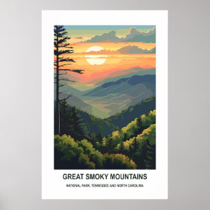 Great Smoky Mountains National Park Tennessee USA  Poster