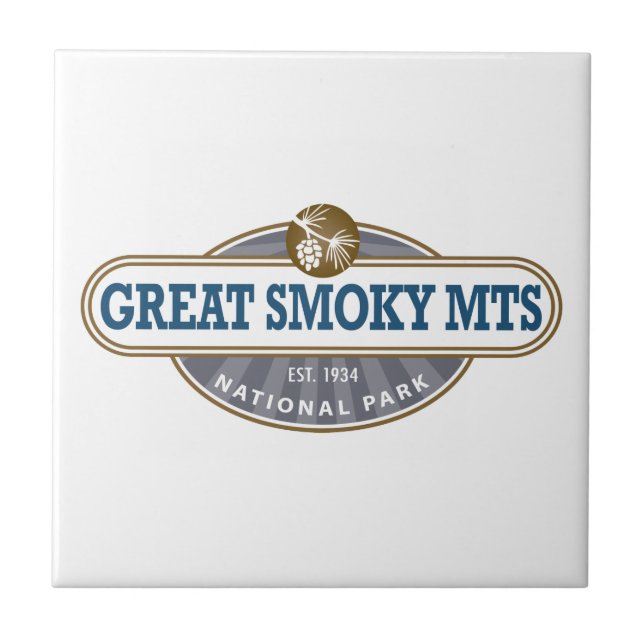 Great Smoky Mountains National Park Tile (Front)