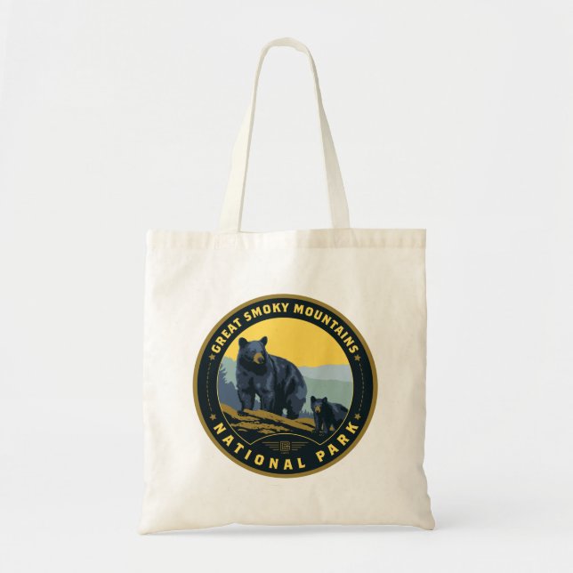 Great Smoky Mountains National Park Tote Bag (Front)