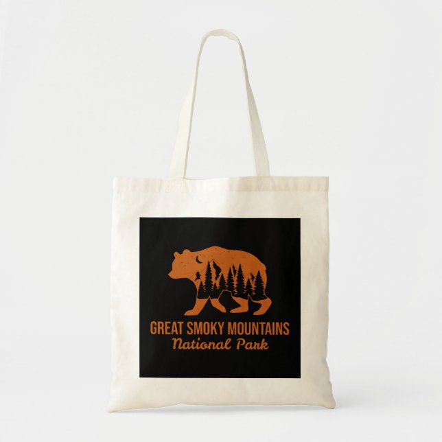 GREAT SMOKY MOUNTAINS NATIONAL PARK  TOTE BAG (Front)