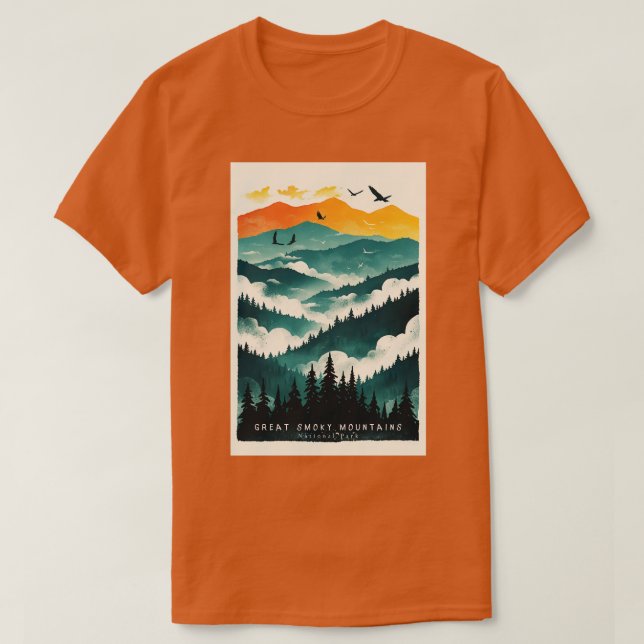 Great Smoky Mountains national park travel  10 T-Shirt (Design Front)