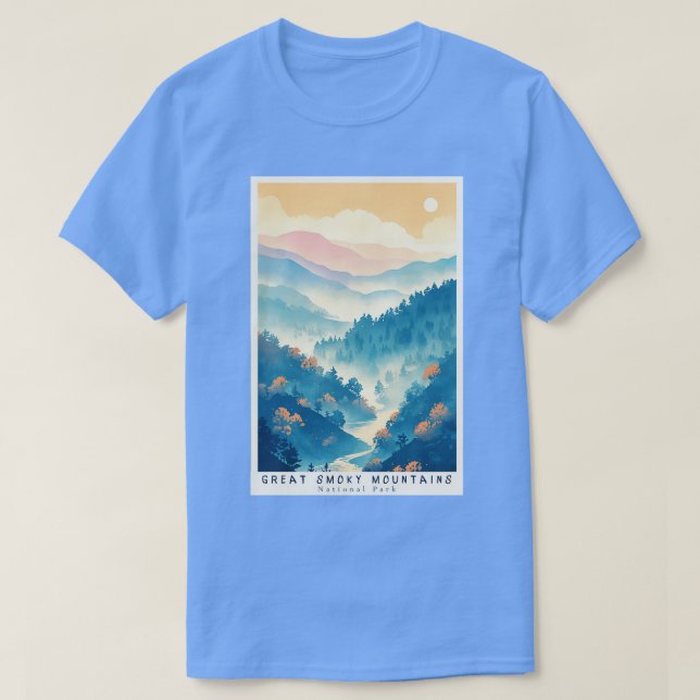 Great Smoky Mountains national park travel  13 T-Shirt (Design Front)