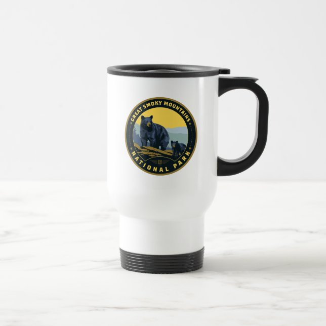 Great Smoky Mountains National Park Travel Mug (Right)