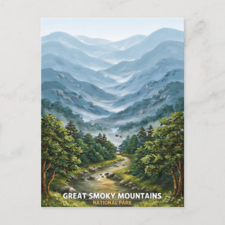 Great Smoky Mountains National Park Travel Postcard