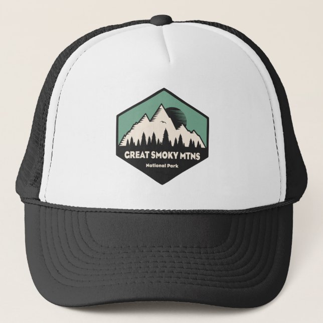 Great Smoky Mountains National Park Trucker Hat (Front)