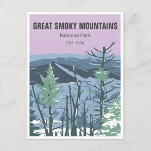 Great Smoky Mountains National Park Vintage Postcard