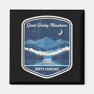 Great Smoky Mountains North Carolina Nature Hiking Magnet