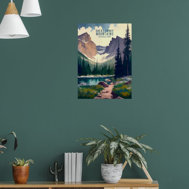 Great Smoky Mountains Poster (Living Room 1)