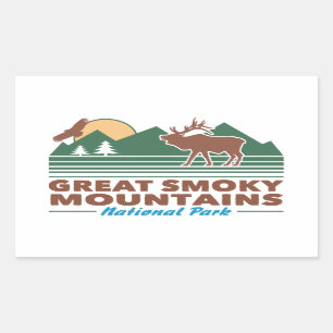 Great Smoky Mountains Rectangular Sticker