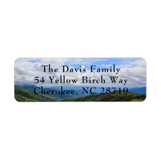 Great Smoky Mountains Return Address Label