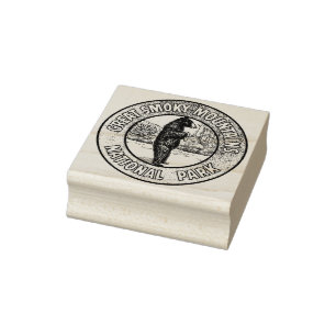 Great Smoky Mountains Rubber Inking Stamp