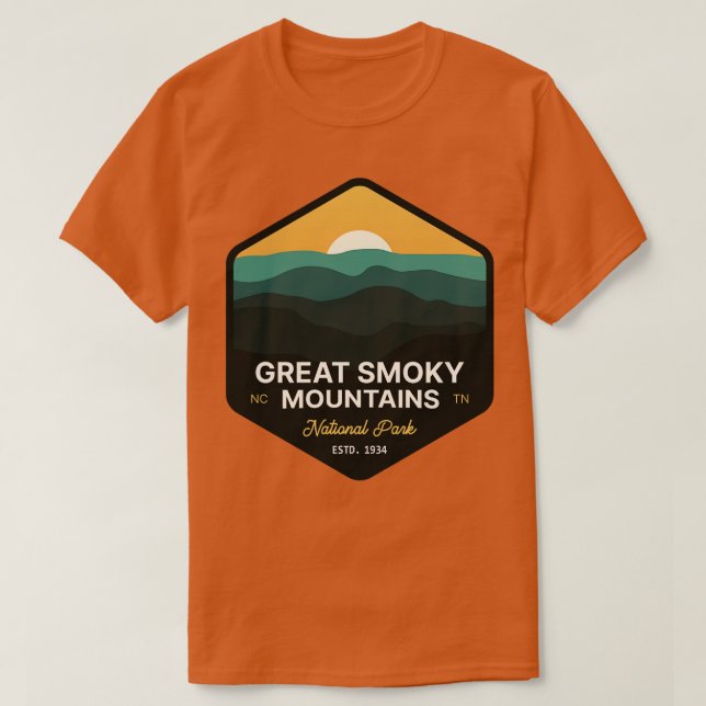Great Smoky Mountains T-Shirt (Design Front)