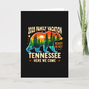 Great Smoky Mountains Tennessee Family Vacation 20 Card