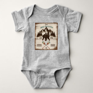 Great Smoky Mountains, TN bear Baby Bodysuit