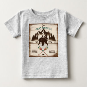 Great Smoky Mountains, TN bear Baby T-Shirt