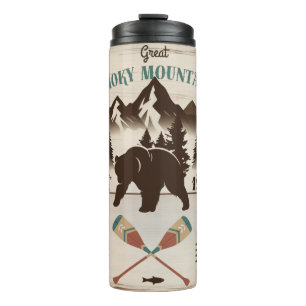 Great Smoky Mountains, TN bear Thermal Tumbler