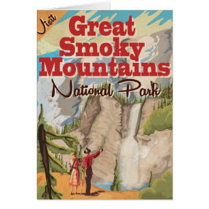 Great Smoky Mountains Travel Poster.