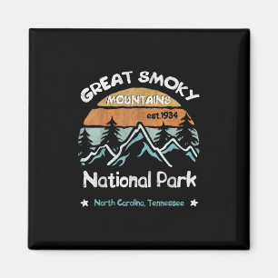 Great Smoky Mountains US National Park Camping Magnet