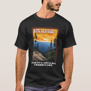 Great Smoky Mountains Vintage WPA National Park Sm T-Shirt