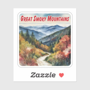 Great Smoky Mountains Watercolor