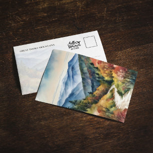 Great Smoky Mountains Watercolor Invitation