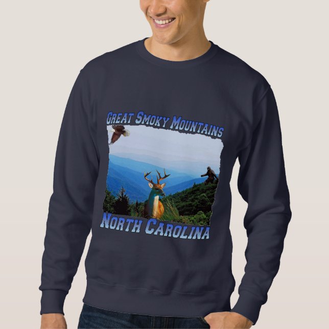 Great Smoky Mtns North Carolina Adult Sweatshirt (Front)