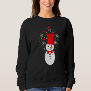Great Snowman Winter Season Christmas Eve Feast Pa Sweatshirt