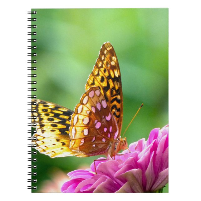Great Spangled Fritillary Spiral Notebook (Front)