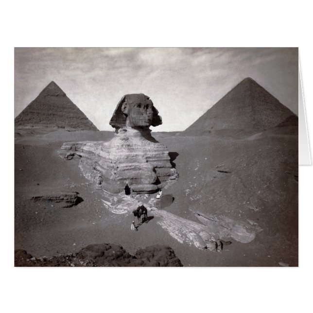 Great Sphinx & Giza Pyramids Necropolis Egypt (Front Horizontal)