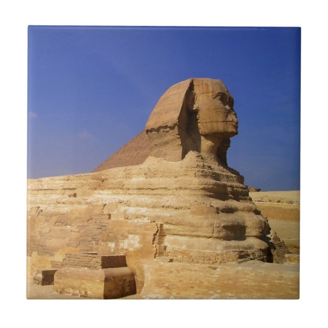 Great Sphinx of Giza, Egypt Tile (Front)