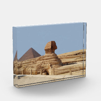 Great Sphinx on the Giza plateau. Egypt, August 20 Photo Block