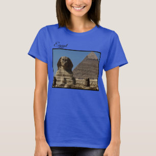 Great Sphinx Statue Giza Cairo Egypt Travel T-Shirt