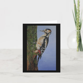 Great Spotted Woodpecker Notecard