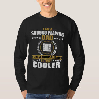 Great Sudoku Playing Dad Saying For Men T-Shirt