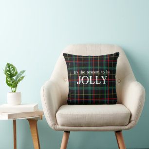 Great Tartan Plaid Tees The Season Christmas  Cushion